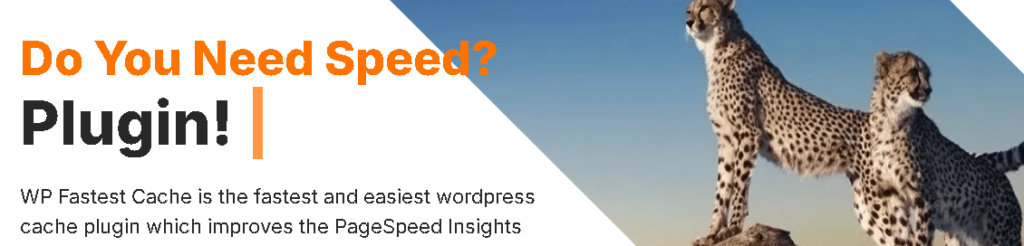 WP Fastest Cache speed optimization plugin 