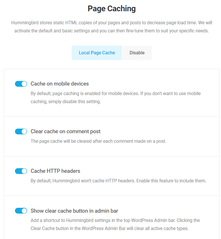 page caching plugin for wordpress 